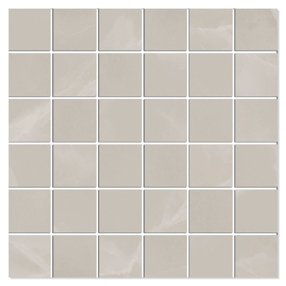 Marmor Mosaik Klinker Epoque Beige Polerad 30x30 (5x5) cm